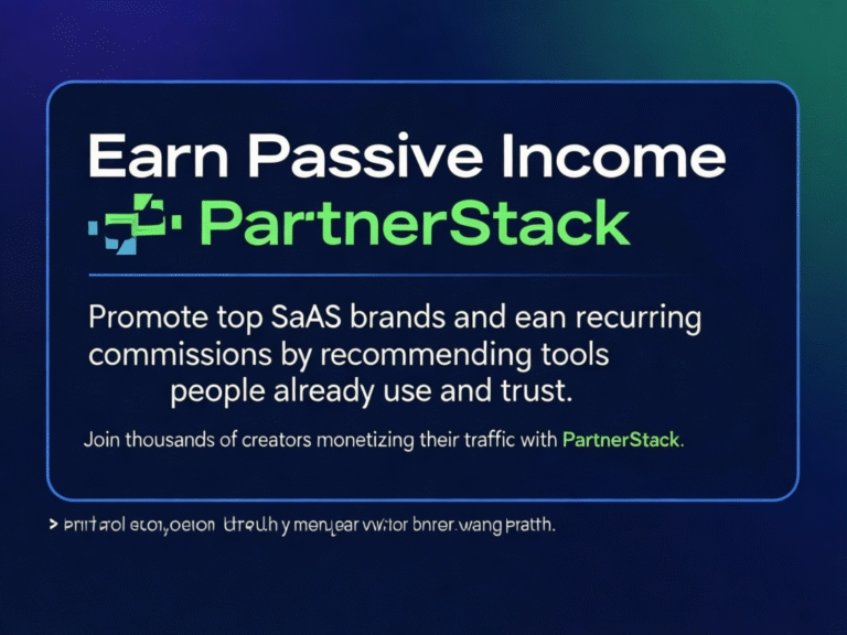 PartnerStack is a leading partnership and affiliate platform that helps creators, marketers, and businesses earn recurring revenue by promoting top SaaS brands. It connects partners with trusted software companies, offering automated tracking, reliable payouts, and long-term commission opportunities. With PartnerStack, you can turn your content, audience, and influence into sustainable passive income.